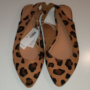 Cheetah print flats